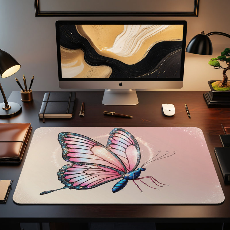 Polyester Desk Pad, 31.5x15.5