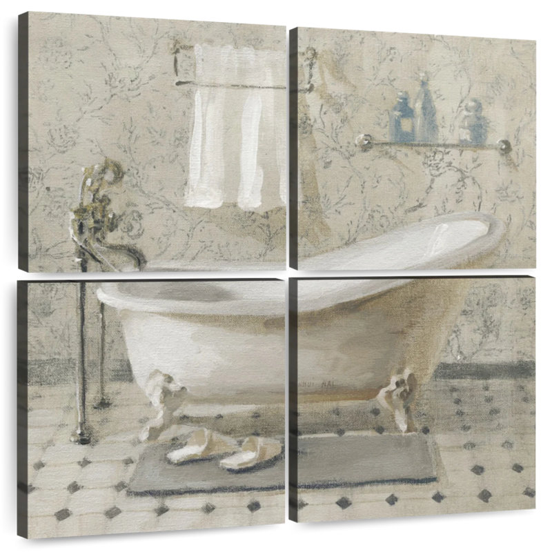 Lilie Victorian Bath II Neutral, 18" H x 18" W