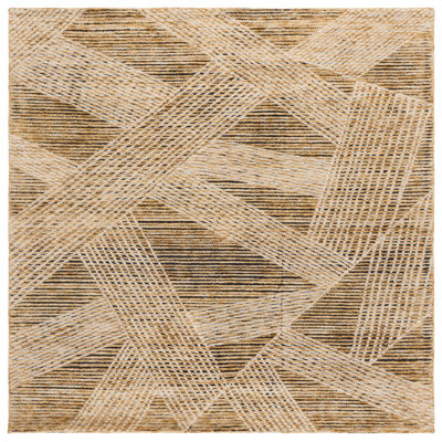Hand-Tufted Abstract Wool Rug