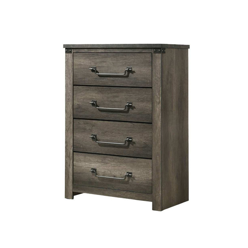 Commode rustique Britonale, gris rustique