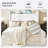 Hydraulic Lift Up Storage Upholstered Platform Wingback Bed With Shelves And Charging Station-323395557-323395556
