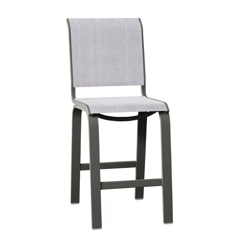 Tabouret de bar 26 po Holna, Graphite texturé, Bijou