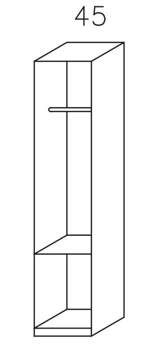 Celle 1 Door Wardrobe