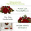 Candélabre de poinsettia artificiel