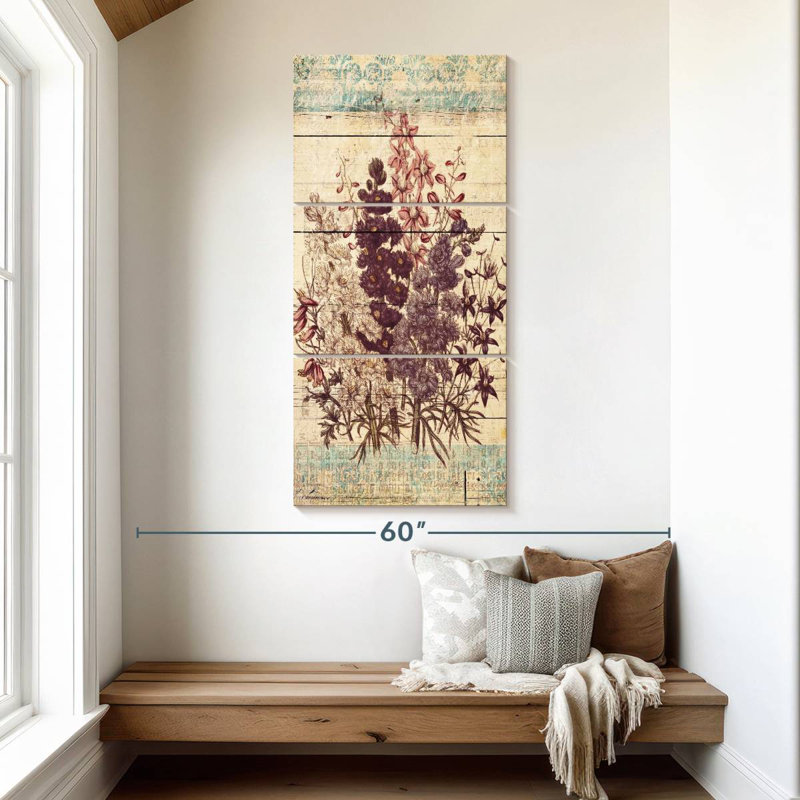 Flowers On Wood