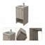 Meuble-lavabo autoportant, une tablette ouverte-2090075359