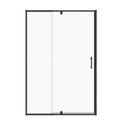 32-36" W x 72" H Piovt Swing Glass Shower Door,Pivot Frame Sliding Shower Door with 1/4"(6mm) Clear SGCC Tempered Glass,Shower Doors,Reversible Installation
