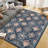 Area Rugs Boho Floral  Area Rug - Washable Non-Slip Faux Wool Carpet - Ideal for Bedroom Living Room Kitchen Office Entryway Bathroom-1964104195-1964104248