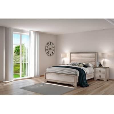 Ensemble de chambre à coucher à panneau Jonila Juieta