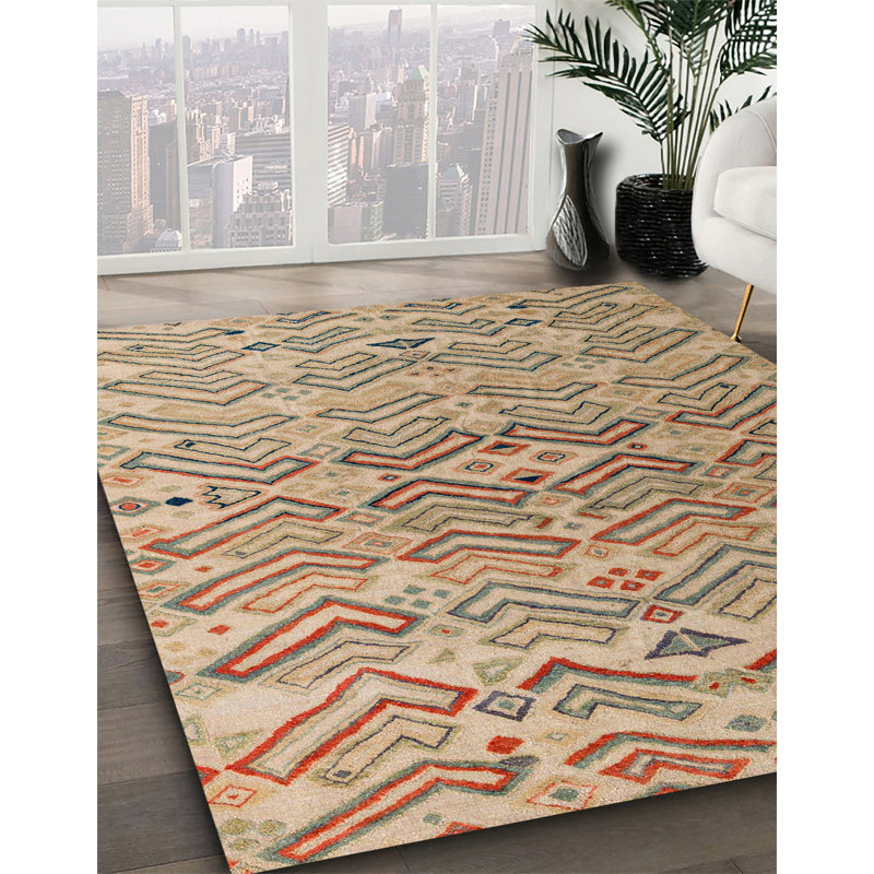 Abstract Indoor Rug, Square 8'