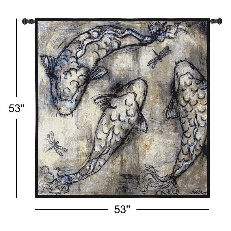 Abstract Cotton Tapestry