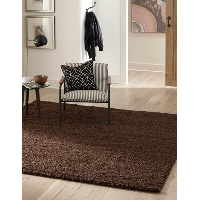 Tapis brun chocolat Caputto