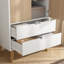 2 Door Solid + Manufactured Wood Wardrobe