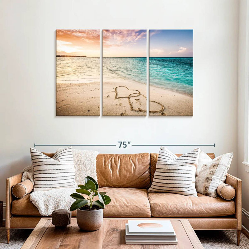 Gillard Beach Sand Romance, H 36 po x l 57 po
