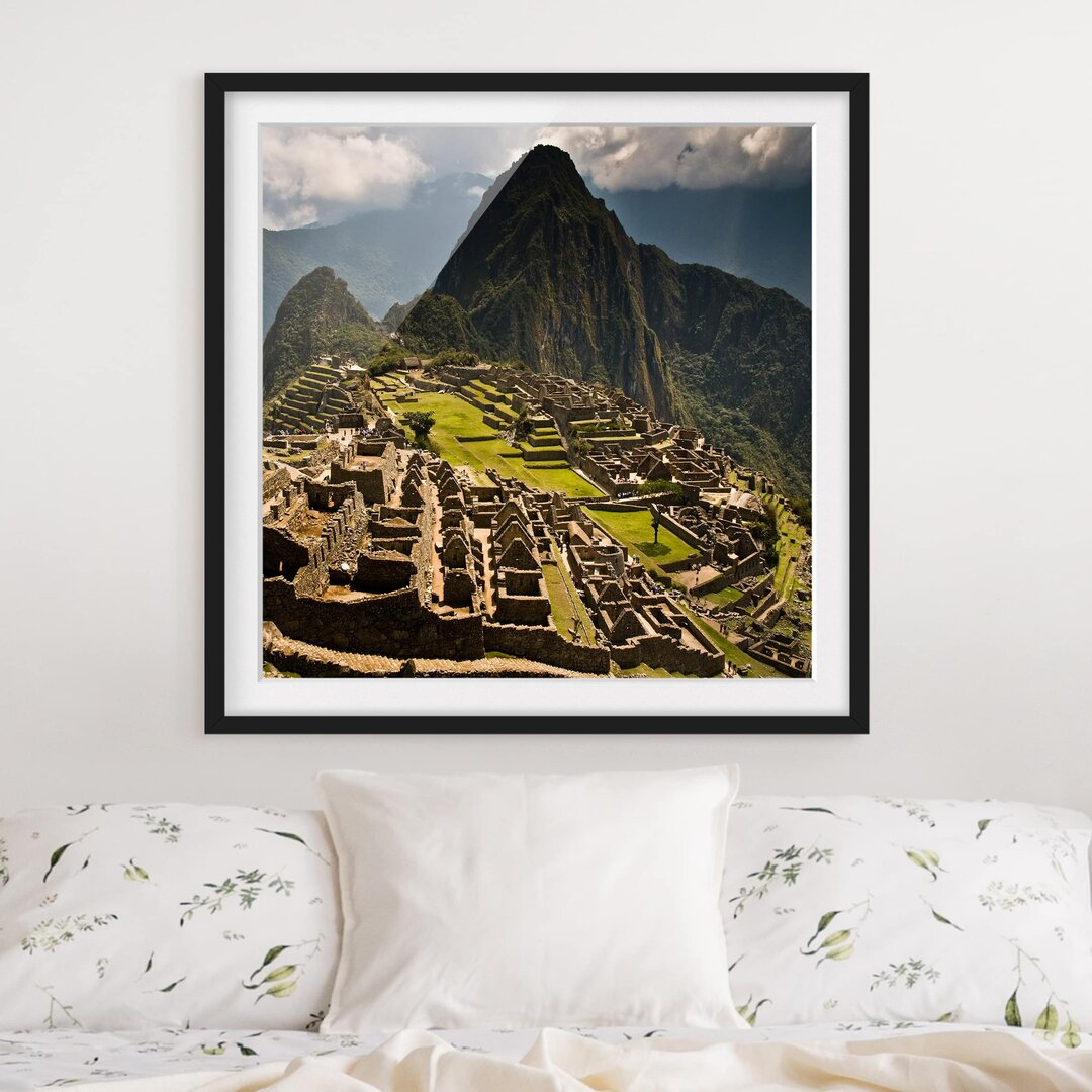 Gerahmtes Poster Machu Picchu