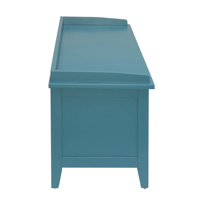 Banc de rangement de chambre à coucher en sarcelle - 3 tiroirs, glissières latérales en métal 3 couleurs élégantes et pratiques