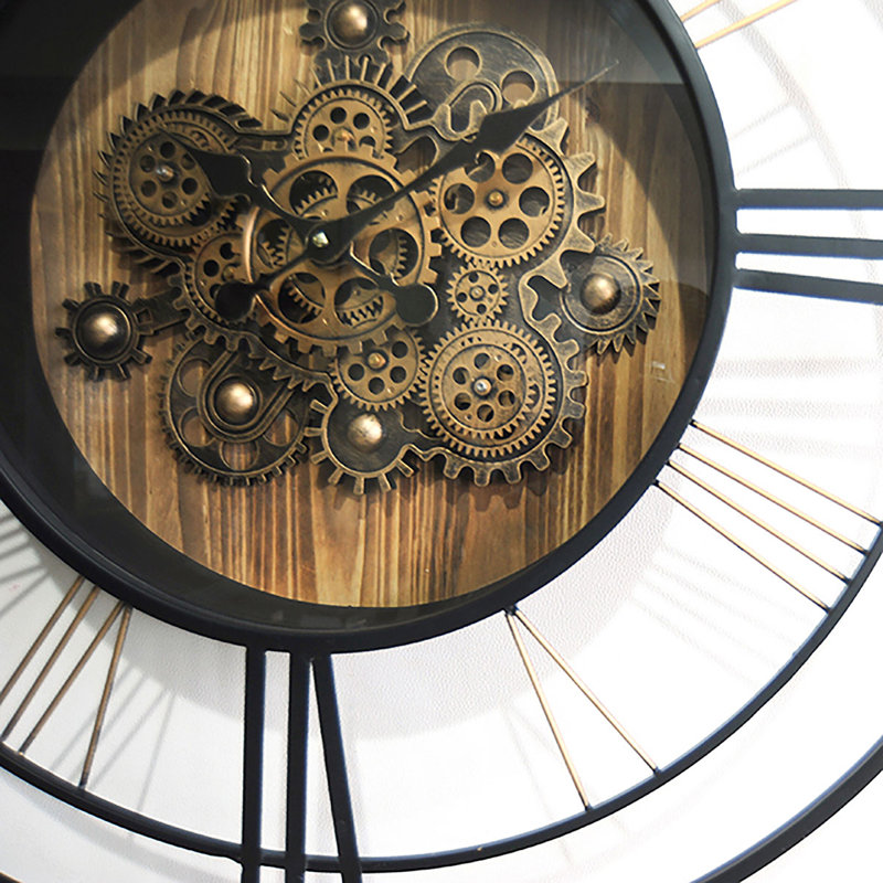 Bergh Metal And Glass Wall Clock