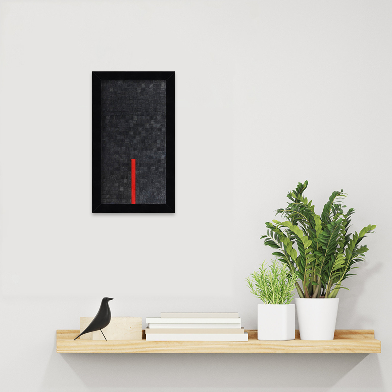 Close by Alex Dunn, 13" H x 8" W, Black