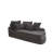 Nirvana 78.5-Inch Mid-Century Modern Futon With Corduroy Fabric And Neck Pillow Design-121793578
