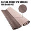 Tapis intérieur / extérieur brun clair à poils longs JZXWDT-2046318101