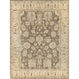 Antique Weave Oushak Wool Oriental Area Rug