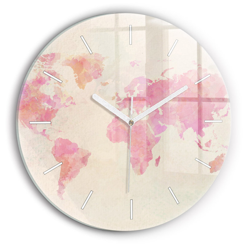 Glass Wall Clock