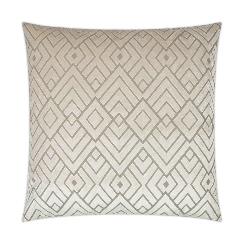 Hipster Pillow Cover & Insert, Ecru, Square 24"