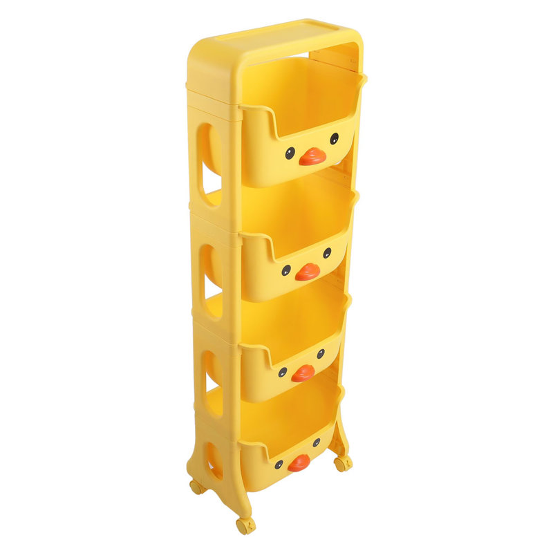 Sporgh 123.5cm H x 39.5cm W 4 - Cabinet Utility Cart with Wheels