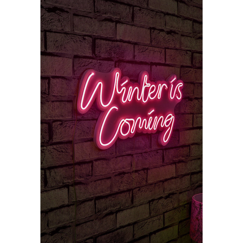 Flexible Pink LED Neon Light Strip, 21.3 x 11.0 x 0.8 inches | Waterproof IP67, 12V DC, 8W-10W per Meter | Built-in Wall Hanging System, PVC Foam Template | Perfect for Home Decor, Parties & Events