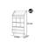 Simple modern style bookcase-111163871