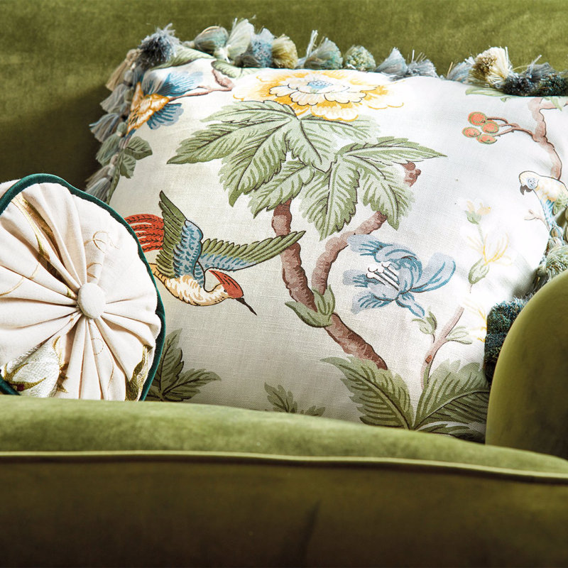 Lophura Fabric, English Gray