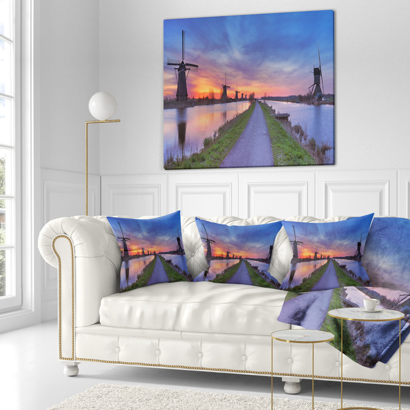 Coussin Abstract, 16 po x 1 po, Coussin décoratif