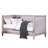 Charlton Beige Linen & Weathered Oak Finish Daybed (Twin)