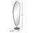 Hiya Iron Abstract Floor Mirror