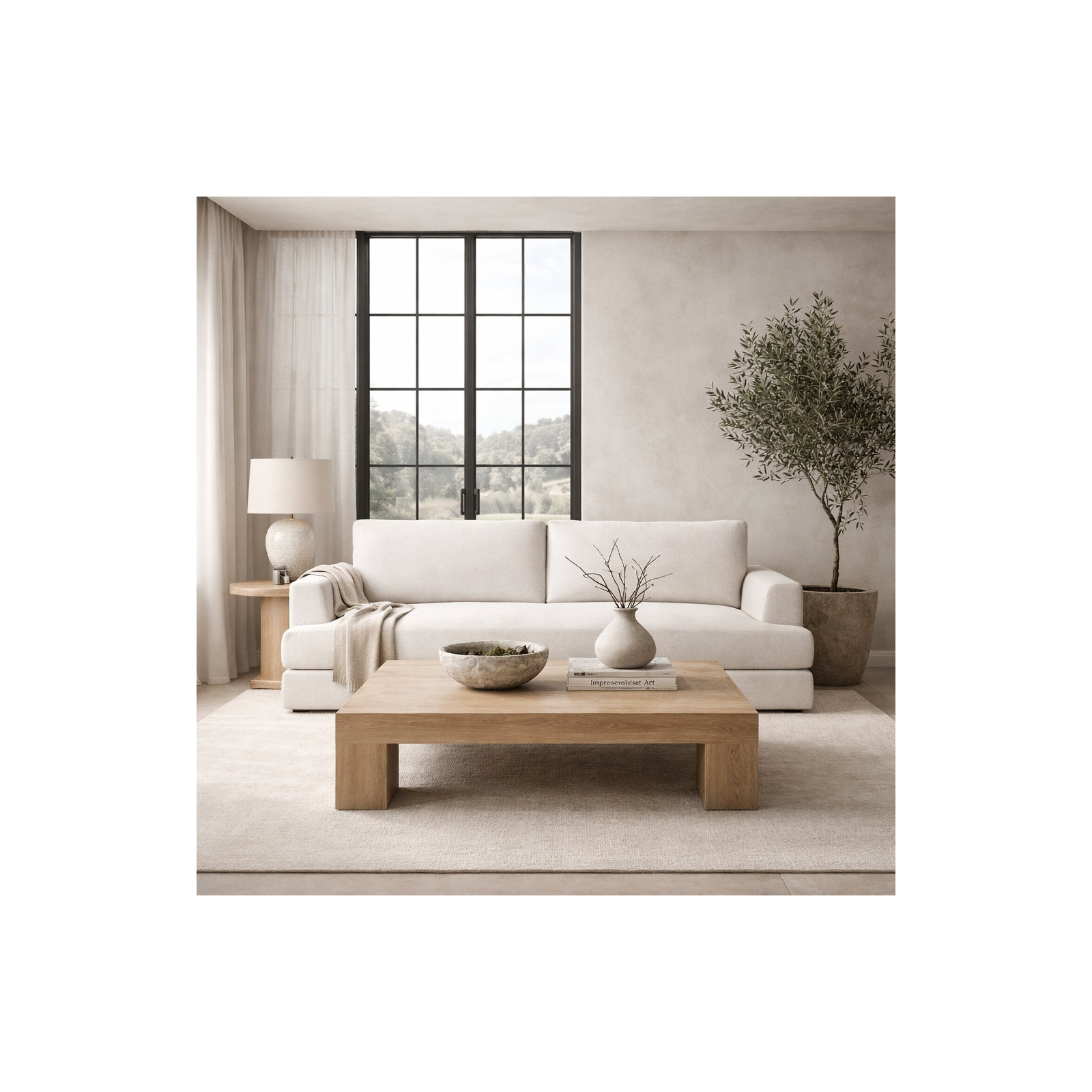 Laguna 96" Upholstered Sofa, Macarena Light Gray Basketweave