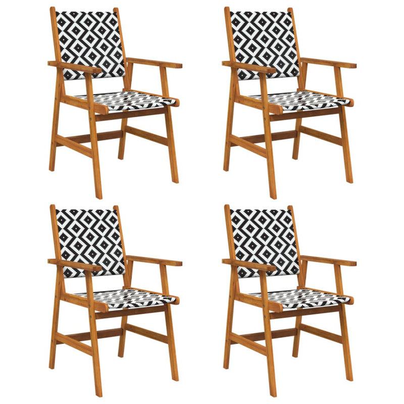 Breakthrough Patio Dining Armchair with Cushion, Brown