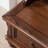 American-Style Vintage White Ash Wood Full-Length Mirror With Drawers