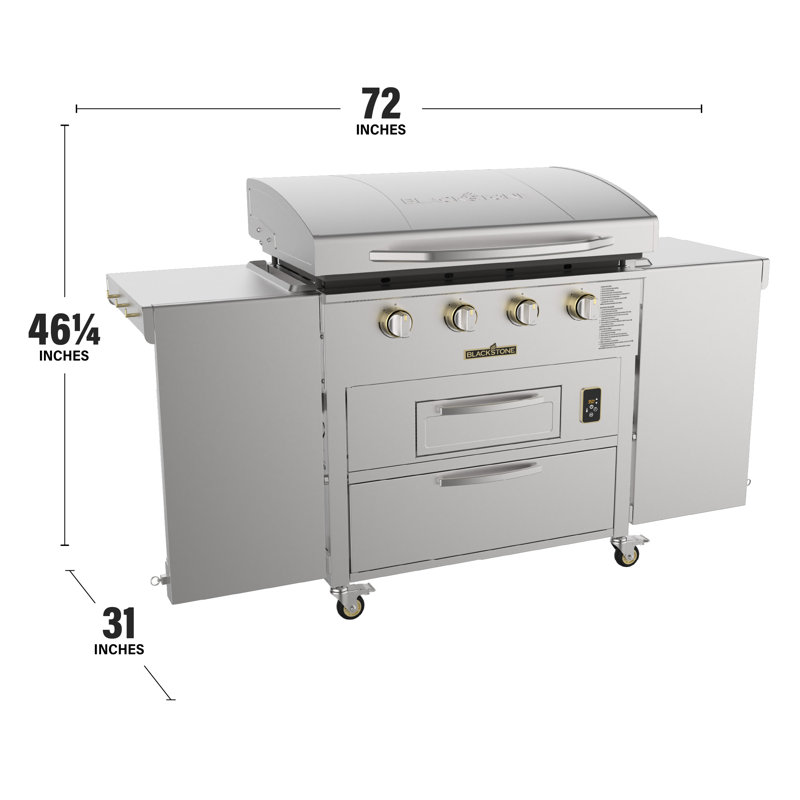 Blackstone Select 4 Burner Griddle & Airfryer Oven