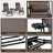Folding Reclining Chair Set