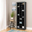 Étagère à chaussures Kahl 36 paires, l 23,5 po x H 72,5 po x P 13 po, grande armoire à chaussures avec 36 casiers, rangement compact, noir-28331221