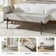 Michalak 48'' W  Industrial Bench with Pillow and Solid Wood Frame