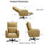 Fauteuil inclinable électrique pivotant avec USB et Type-C - rotation à 360 ° et facilité électrique pour votre centre de commande de salon-1669160585