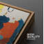 Art mural abstrait, ensemble de 2 reproductions d'art encadrées sur toile-118759606-118759604