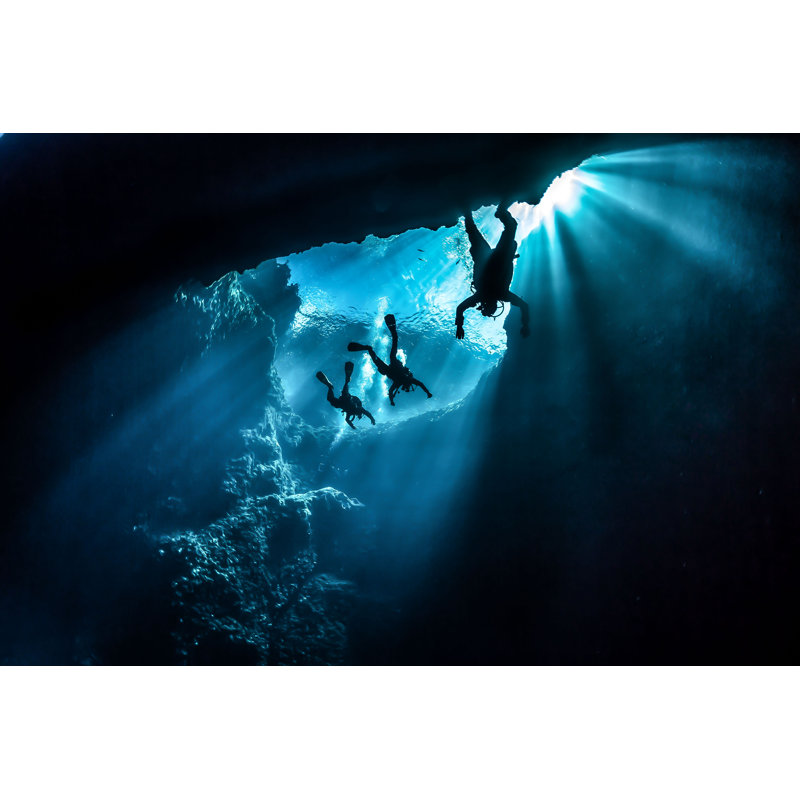 Gozo Diving - Wrapped Canvas Print, 30cm H x 46cm W