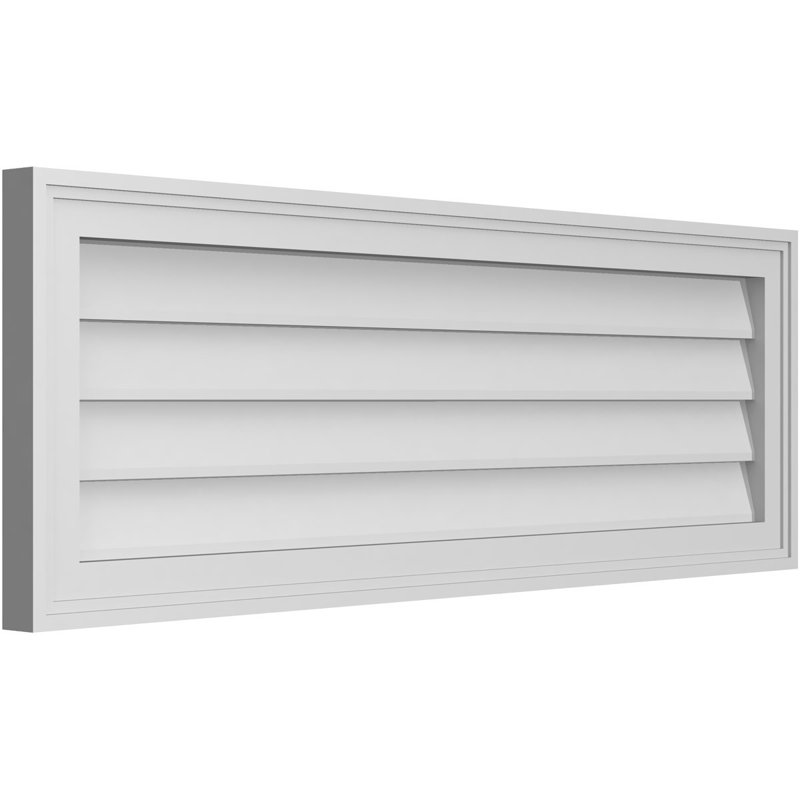 Cadre en brique, brun clair apprêté, H 14 po x l 40 po x P 1,5 po