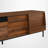 TV Stand For Tvs Up To 75", Sliding Door, Mid-Century Modern, Living Room Media Console-2028082261