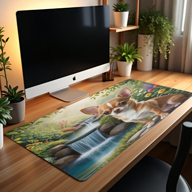 Polyester Desk Pad, 23.6x13.8