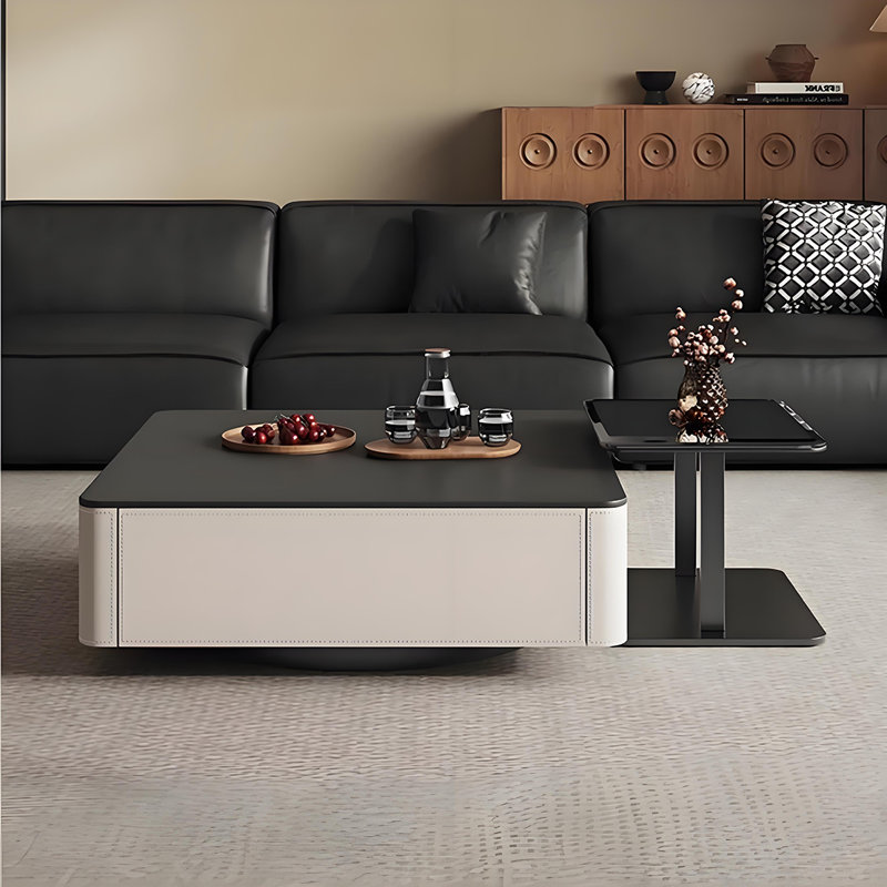 Luxueuse combinaison de tables basses carrées, H 13,8 po x L 27,6 po x l 27,6 po