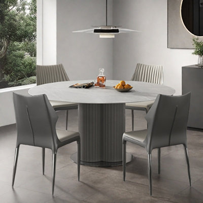 Modern high-end dining table and chair
