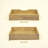 NTC Solid Wood Under Bed Storage with Wheels, 2-Pack Under Bed Organizer Drawer, Space Saving Bedroom Storage Box, 100 lbs Capacity, Sand-1987589728